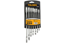 Spanner Set Gear Fixed Combination 7Pc (8,10,12,13,14,17,19mm) TOLSEN