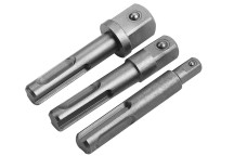 3 Piece SDS Adaptor Set  (10x1/4- 10x3/8- 10x1/2) TOLSEN###