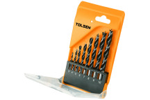 Drill Wood Brad Set 8 Pce (3,4, 5, 6,7, 8,9, 10mm) TOLSEN###