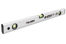Level Aluminium Grey 2000mm 3 Vials TOLSEN