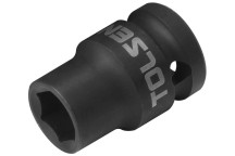 Air Impact Socket 1/2\" 19mm Indust. Tolsen