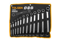 Spanner Set Double Ring 12Pc in Wallet (6x7,8x9,10x11,12x13,14x15,16X#