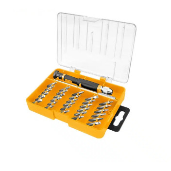Screwdriver Bit Set Precision 32pc In Plastic Case TOLSEN