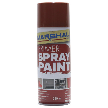 Spray Paint Red Oxide Primer 350ml Marshal