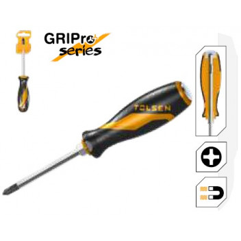 Screwdriver Go- Through PH2x150 TOLSEN