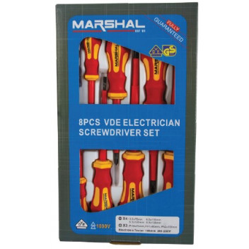 Screwdriver Set ELEC VDE 8pcs inc Tester***