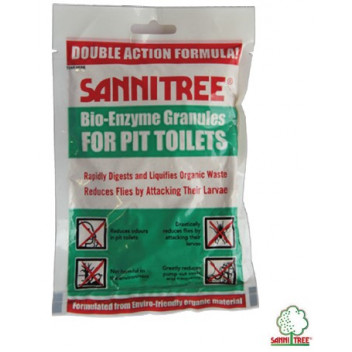 Bioenzymes Sannitree  Dbl Action Pit Toilet  (Sachet) 100g