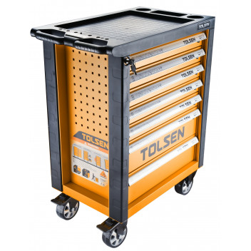 Tool Trolley 7 Drawer Metal Lock Up EMPTY TOLSEN*** REFER TOL80306