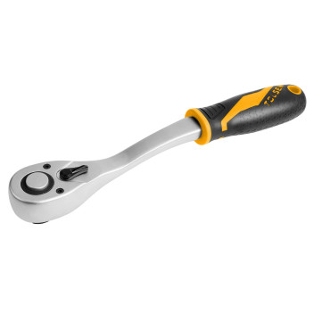 Socket Ratchet Reversible Offset  1/4\" 72T Indust. TOLSEN#