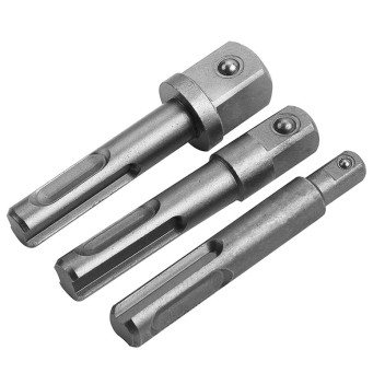 3 Piece SDS Adaptor Set  (10x1/4- 10x3/8- 10x1/2) TOLSEN###