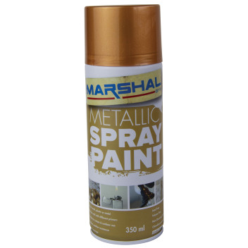 Spray Paint Metallic Bronze 350ml Marshal