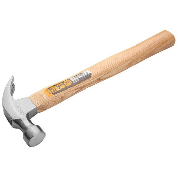 Hammer Claw Wooden Handle 225g 8oz  TOLSEN