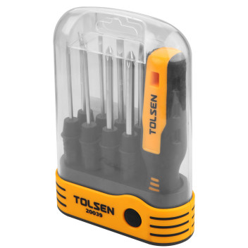 Screwdriver Set 8Pc Interchangeable Tolsen###