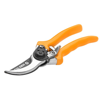 Garden Secateurs Bypass 200mm SK5 Blade Pvc Dipped Handle Indust. TOLS