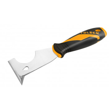 Scraper Putty Knife 6 in1 63mm TPR Handle TOLSEN