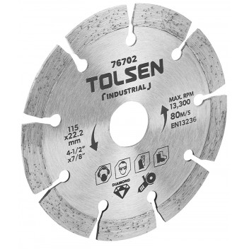 Diamond Blade 115mm Seg Basic  TOLSEN
