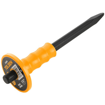 Cold Chisel Pointed 300x18x4 PVC Grip Large Plate TOLSEN
