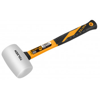 Mallet Rubber White Fibreglass handle 450g TOLSEN