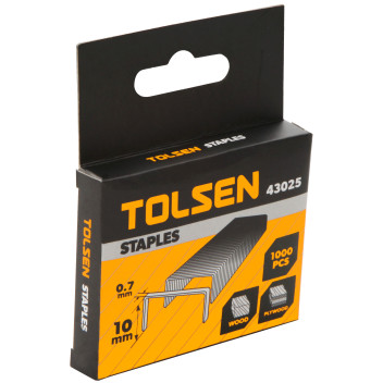 Staples 10mm x 0.7mm (1000) TOLSEN
