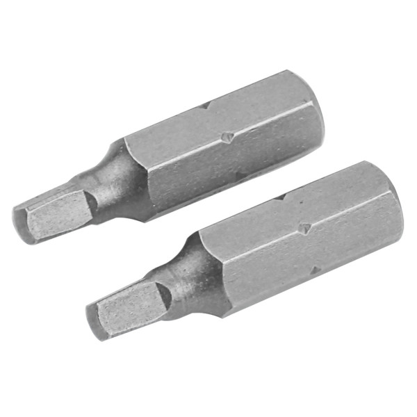 Screw Bit Set Pk2 S1x25mm S2 Ind Steel Indust. TOLSEN